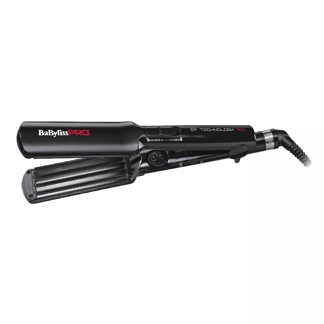 BaByliss CRIMP38 Lokšķēres Silts Melns 53