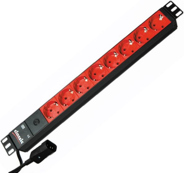 BACHMANN 19" aluminum power strip 8-way