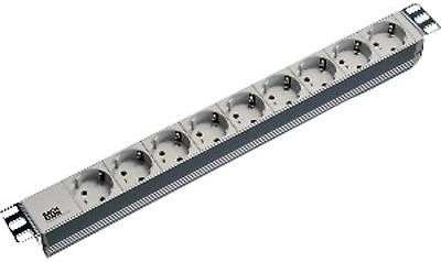 BACHMANN 19" aluminum power strip 1U