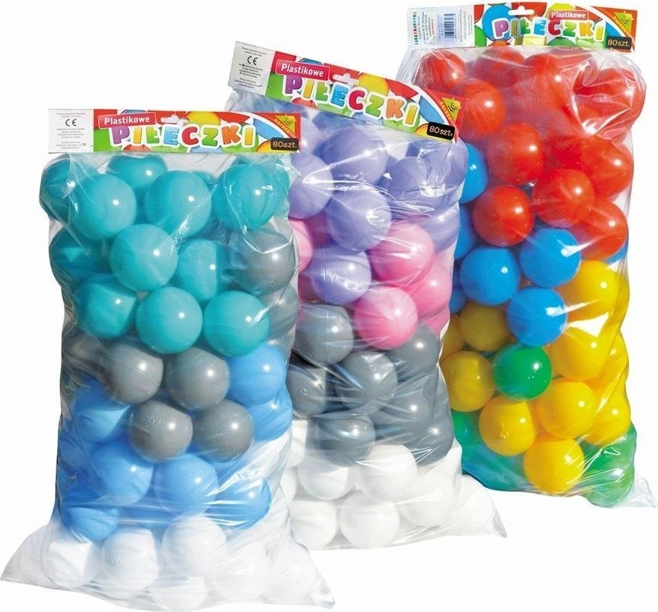 Baczek Pool balls 7cm 80pcs MIX