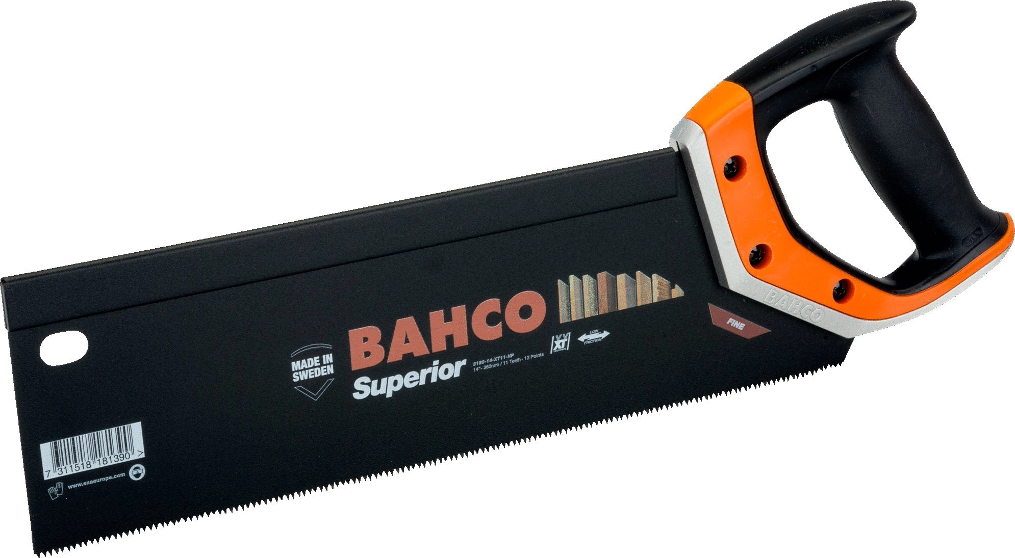 BAHCO SAW SUPERIOR HEADBAR 350mm 3180-14-XT11-HP