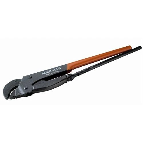 Bahco Angled pipe wrench 45° mouth