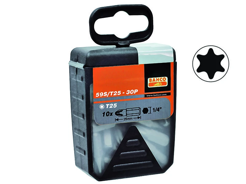 Bahco Antgaliai TORX T10 25mm 30vnt
