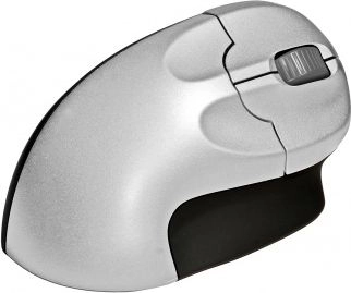 BakkerElkhuizen Grip Mouse Wireless pele Birojs Labā roka RF Bezvadu Optisks 1600 DPI