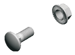 Baks SGKM6X12 mushroom head screw +