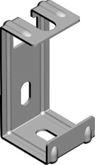 Baks Hanger WC50 52x78mm zinc steel