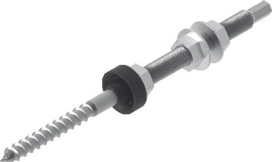 Baks Śruba z gwintem podwójnym fi10mm