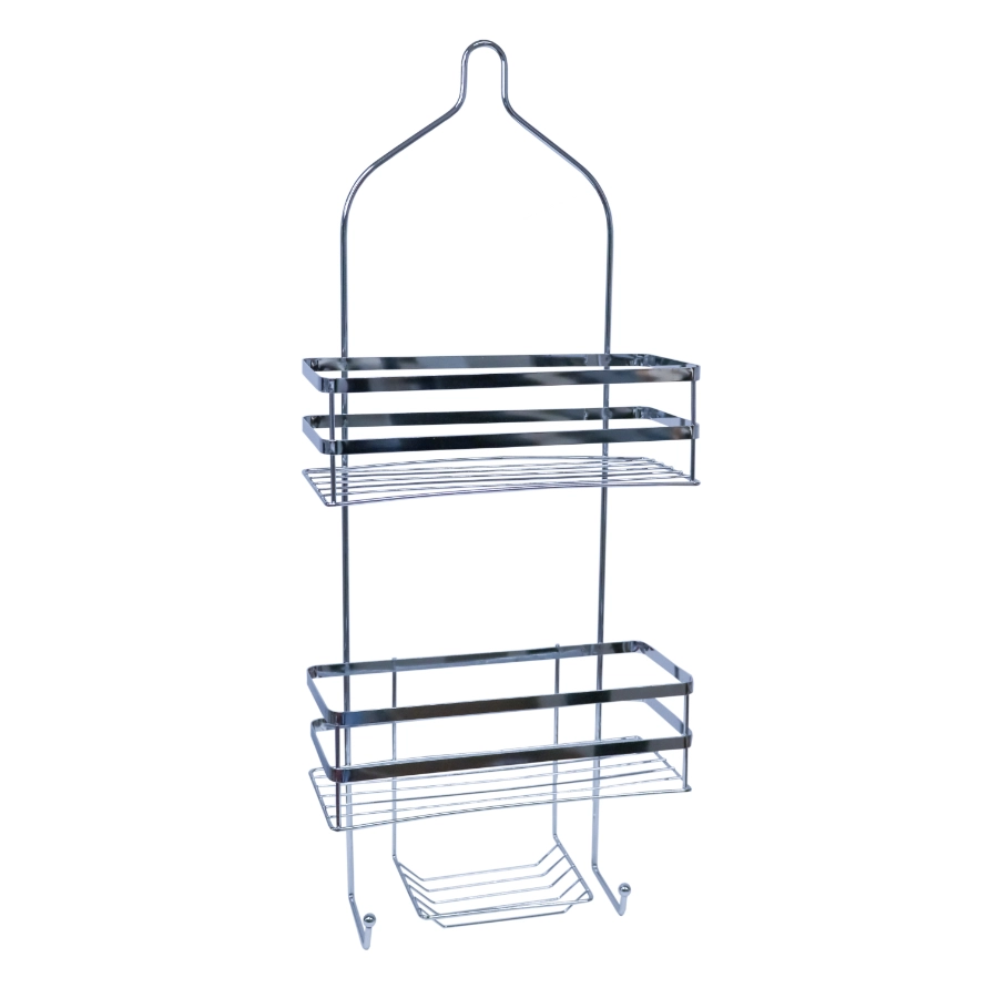 Plaukts sienas divstāvīgs 275x110x660mm hromēts 9134252