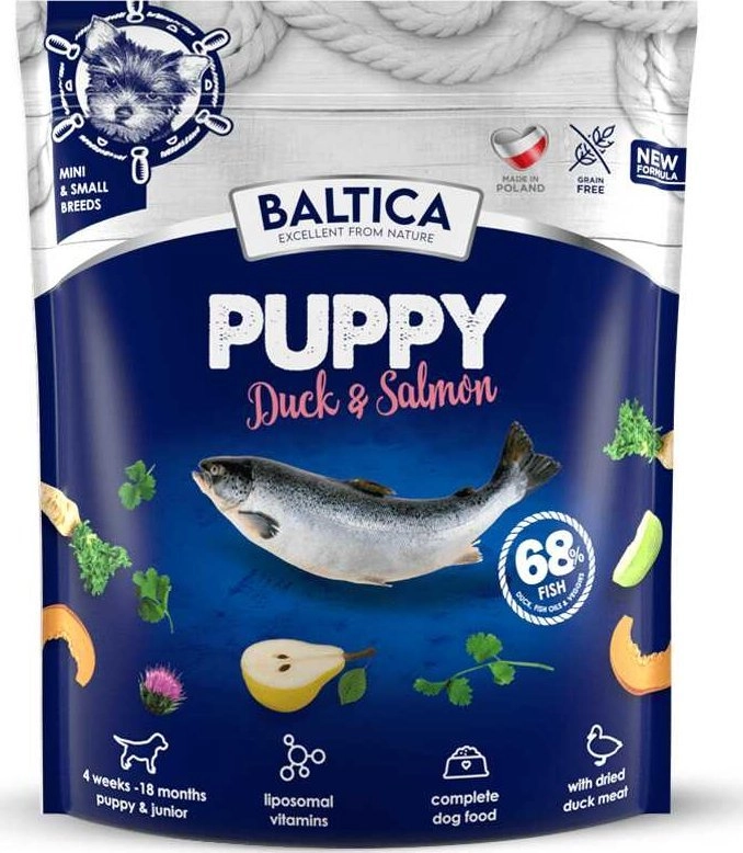 BALTICA Excellent Puppy Duck with salmon