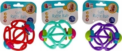 BAM BAM Rubber ball with rattle
