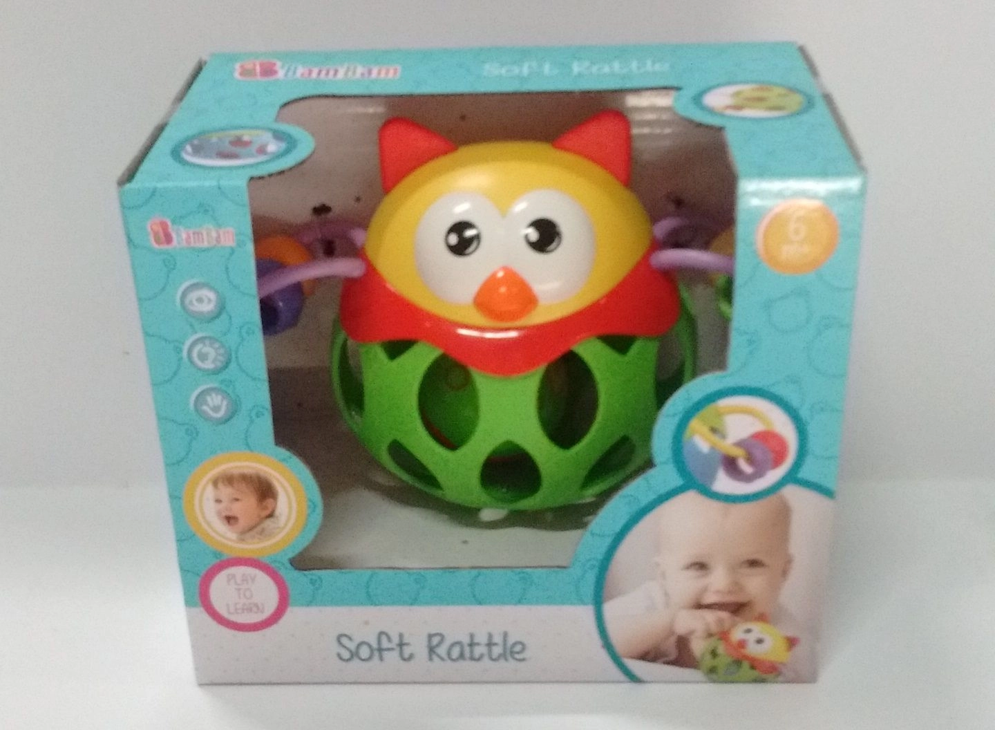 BamBam BAM BAM SOFT OWL RATTLE