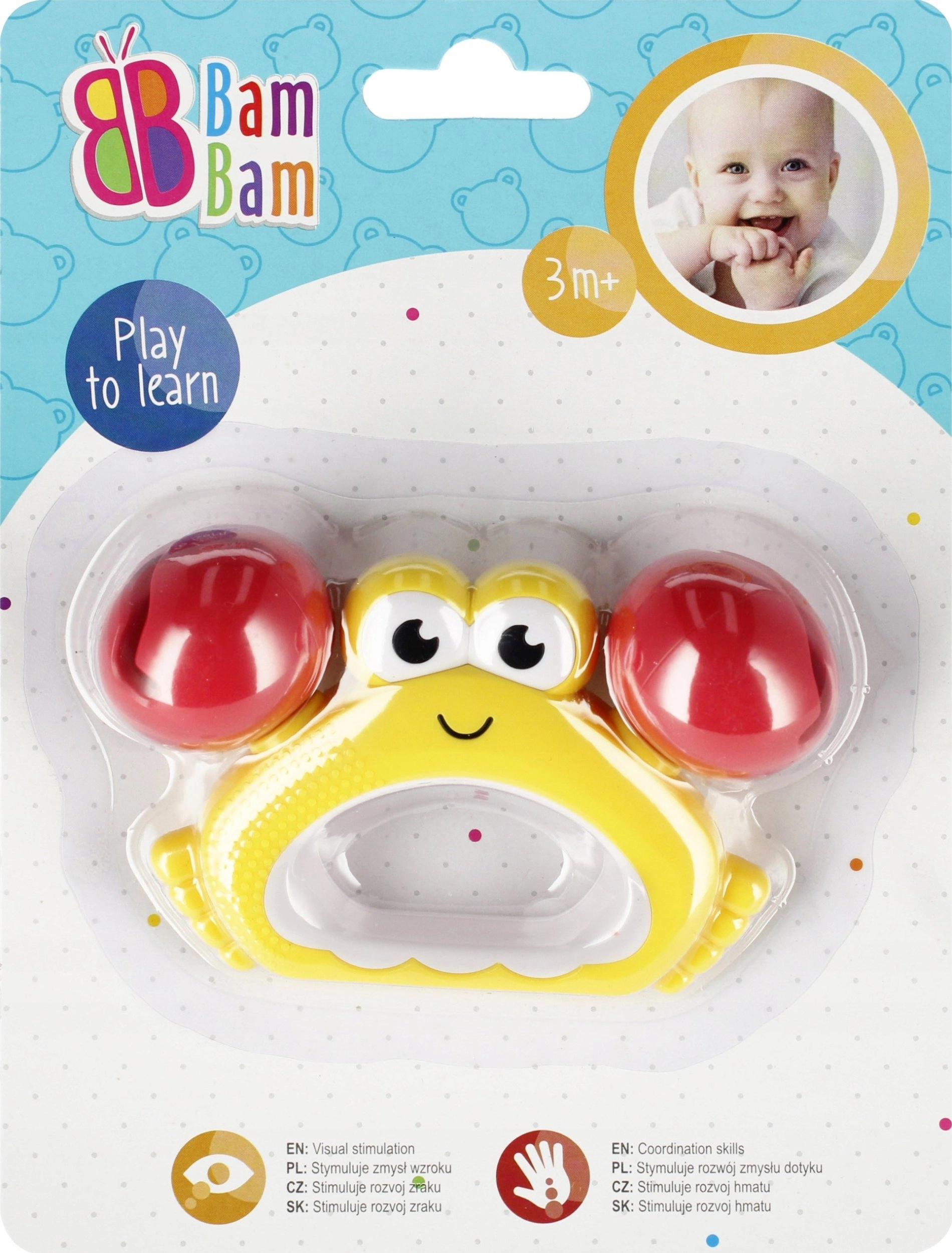 BamBam BAM BAM RATTLE KRABIK 15X20