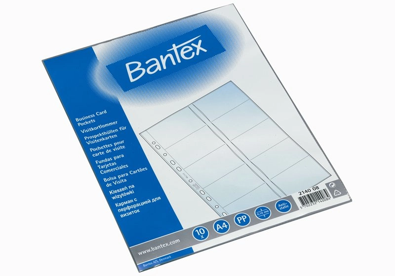 Bantex 100080937 business card file 1