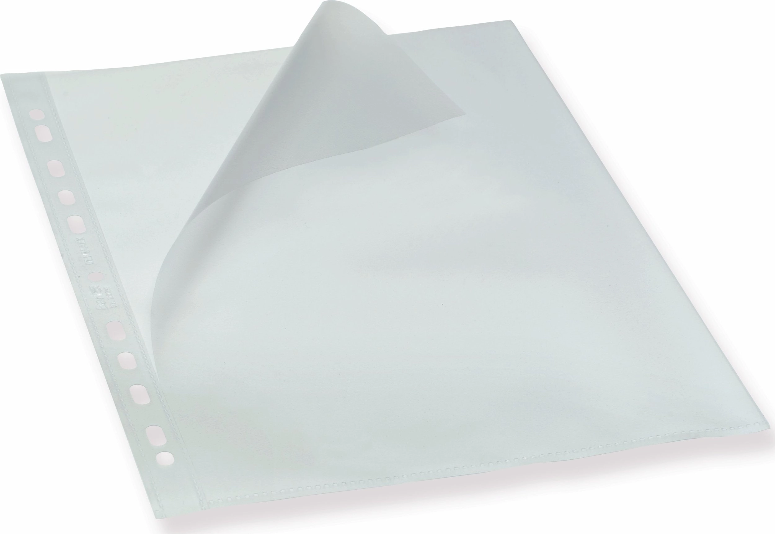 Plastic pocket bantex  with holes  a4