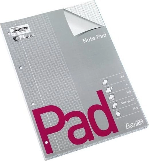 BANTEX STANDARD BLOCK  A4  SQUARED  HOLE
