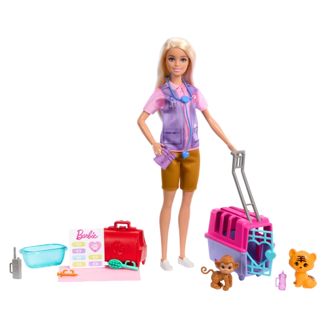 Barbie Animal Rescue  Recovery Playset with