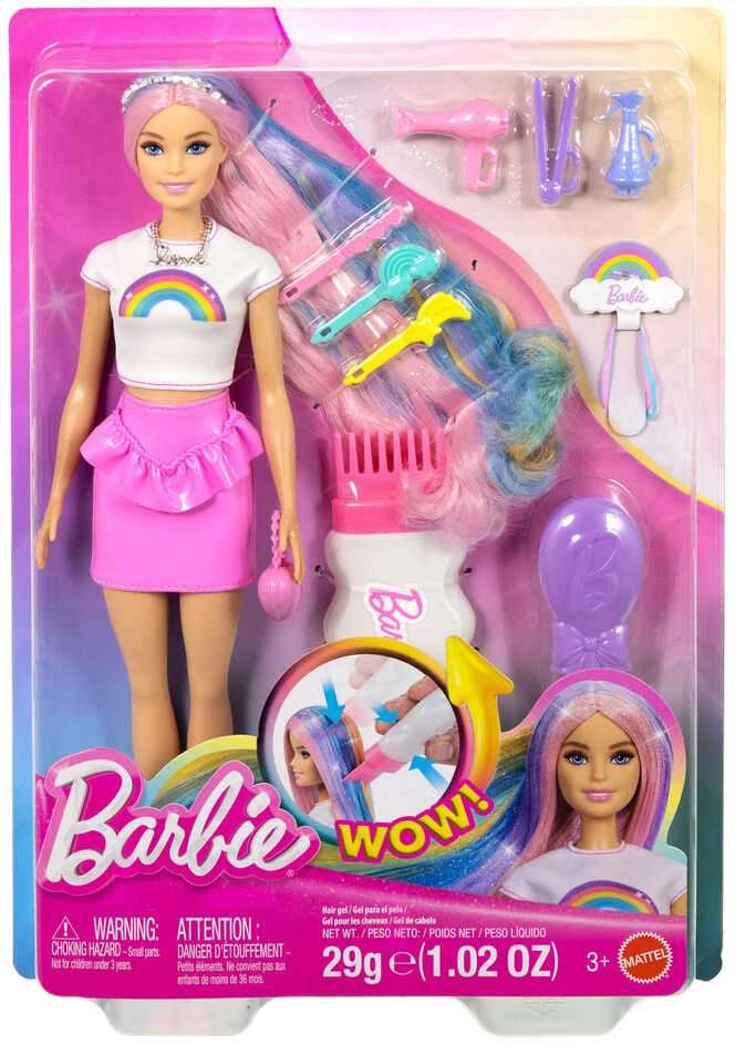 Mattel BARBIE HAIR PLAY RAINBOW SPARKLE
