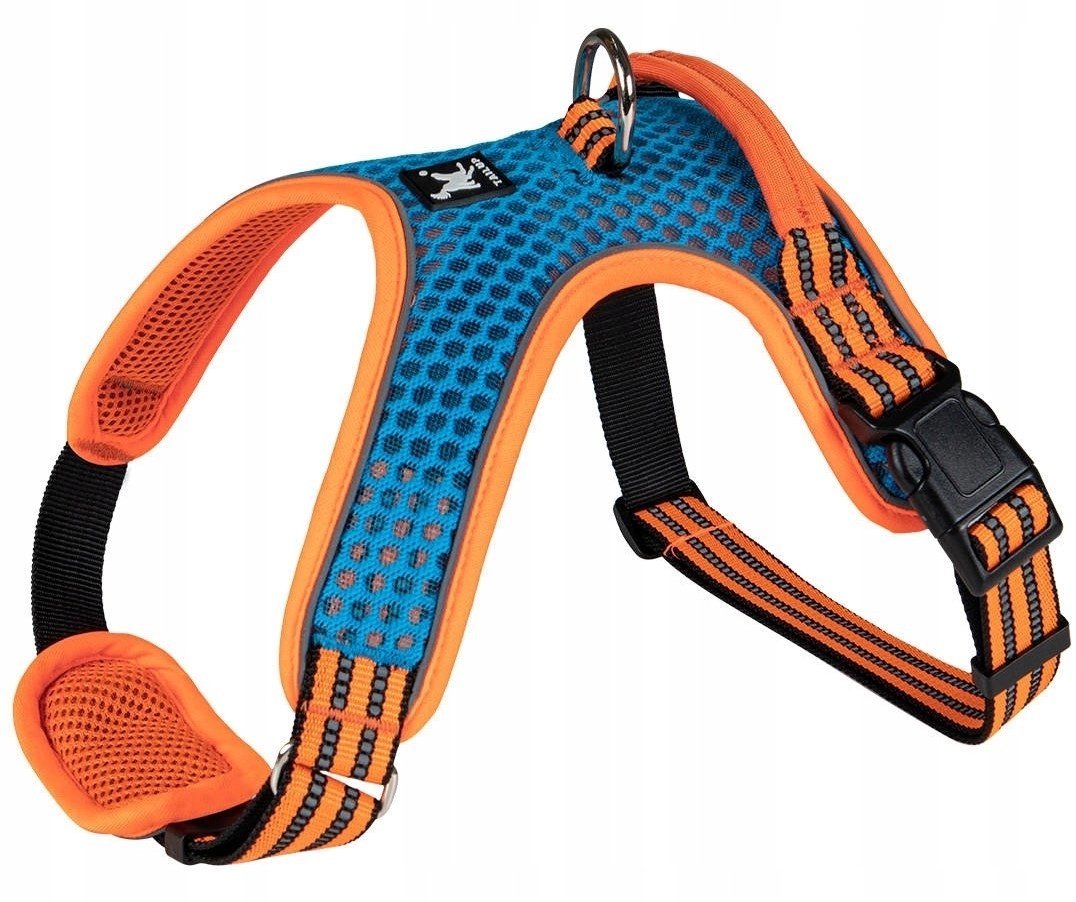 Barry King Dog harness  blue and