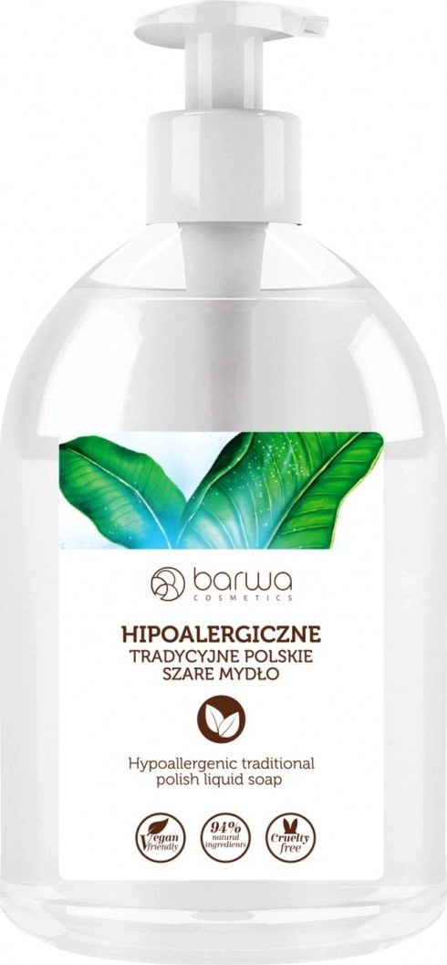 BARWA_Hypoallergenic traditional Polish gray soap 500ml