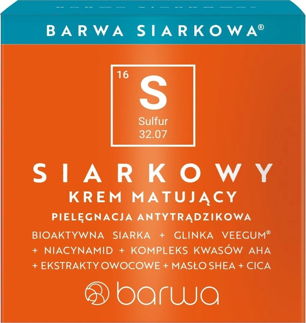 Barwa Sulfur matting face cream 50ml