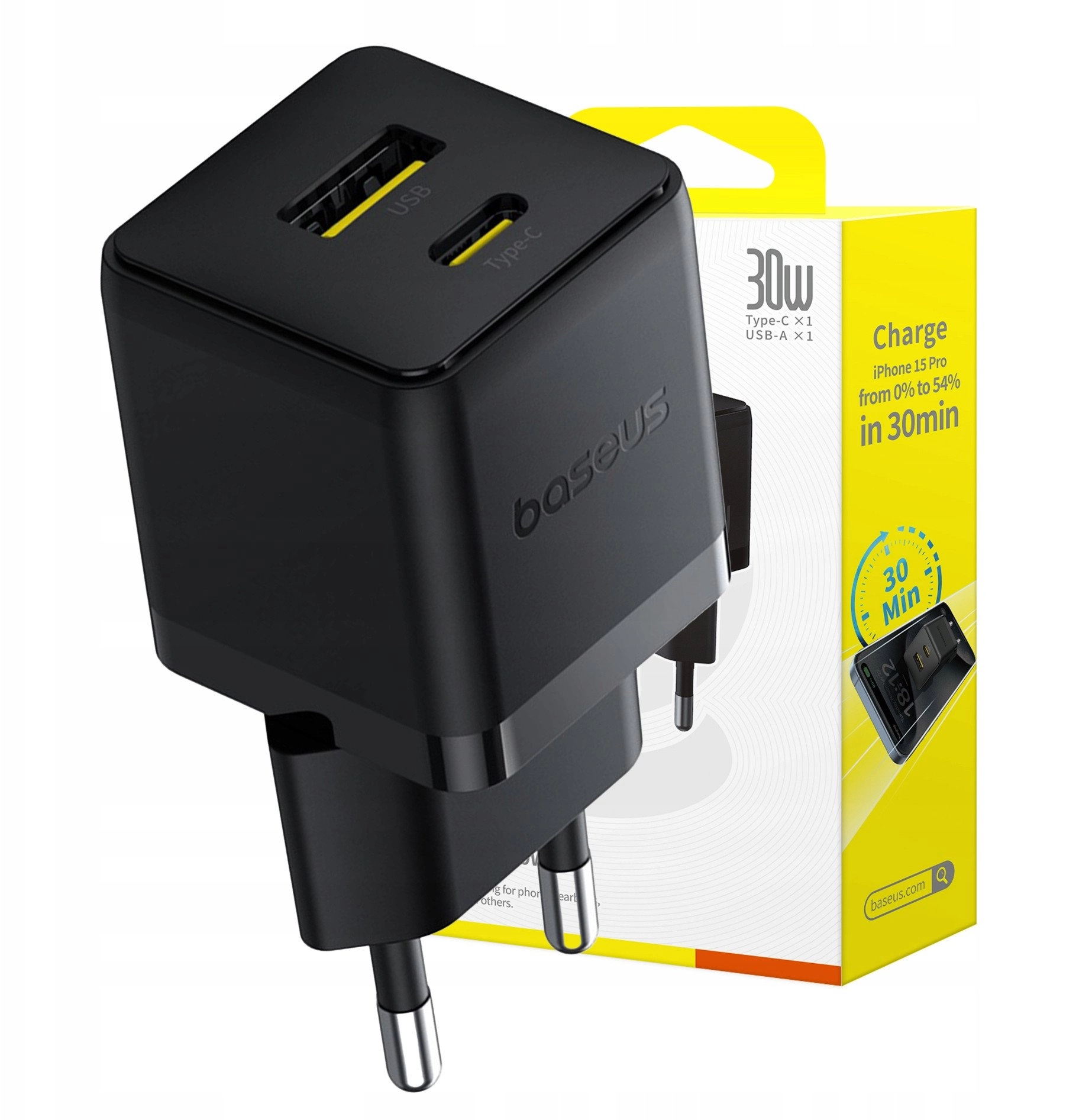 Baseus Rychlonabíječka do sítě Palm 30W