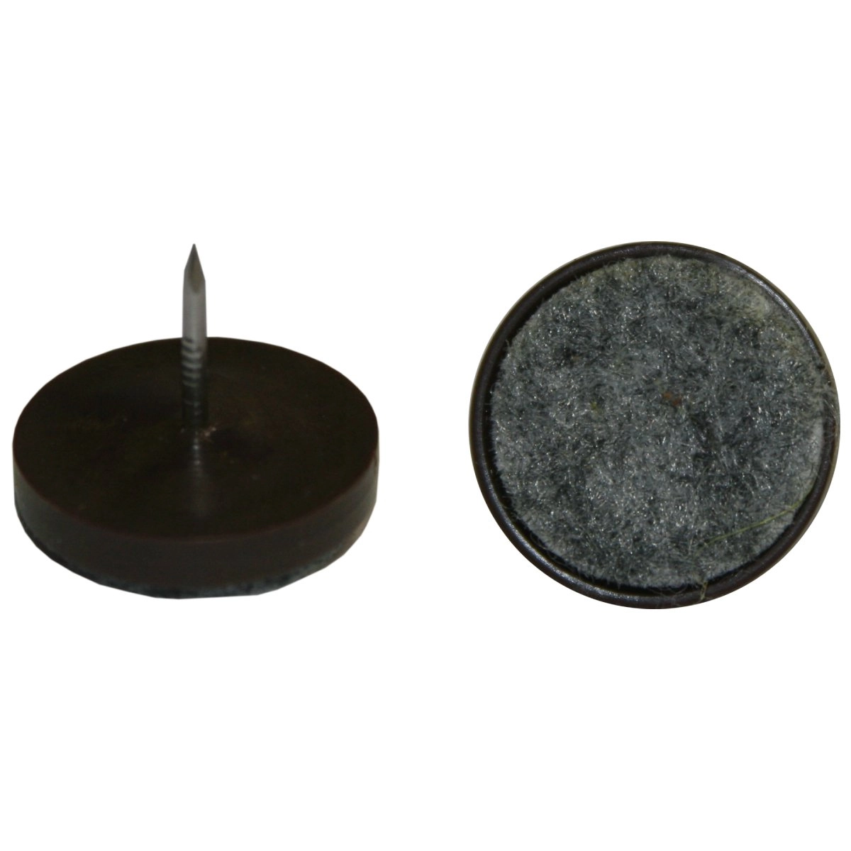 Paliktnis mēbelēm filca ar naglu 24mm