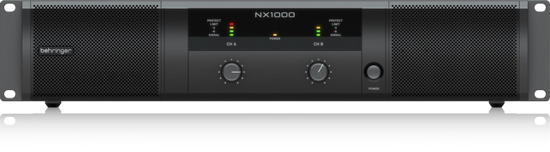 Behringer NX1000 audio amplifier Performance/stage Black