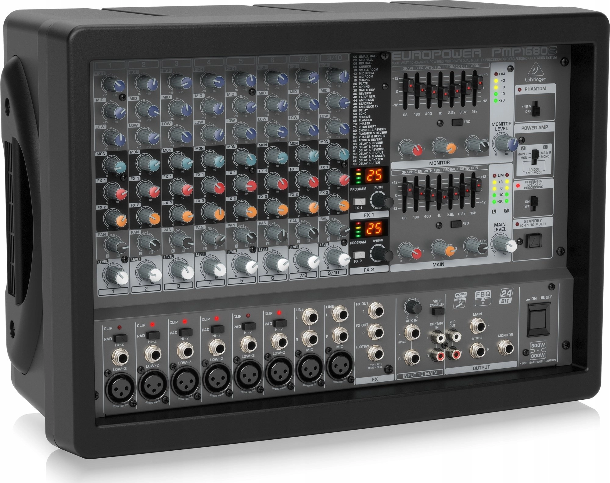 Behringer PMP1680S Powermikser 000-A8M01-00010 4033653021258