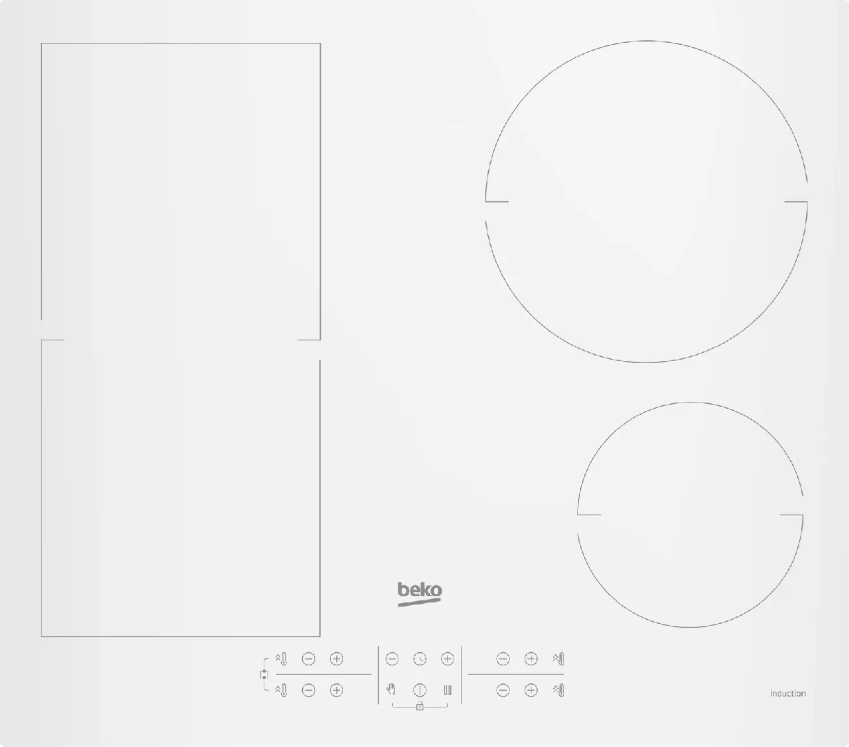 Beko HII64200FMTW White Built-in 60 cm
