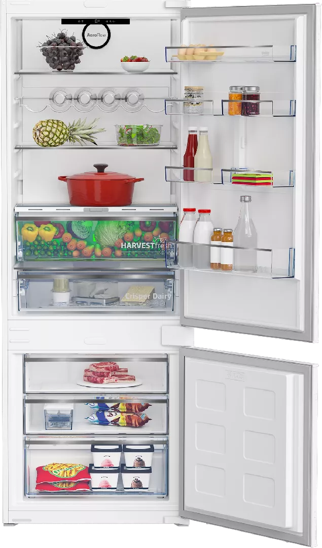 Beko BCNE400E40SN fridge-freezer Built-in 370 L
