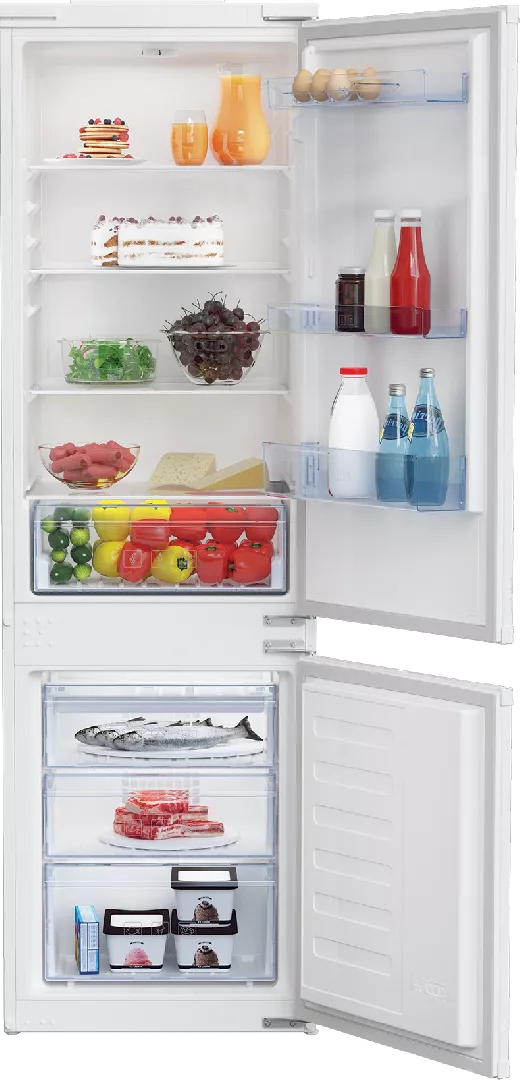 Beko BCSA285K4SN fridge-freezer Built-in 271 L