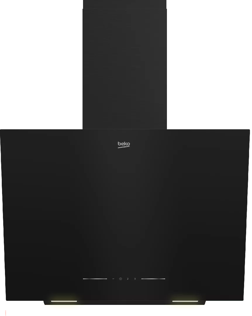 Beko BHCA62442BBH cooker hood Wall-mounted Black