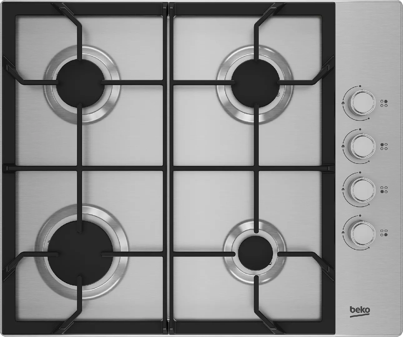 Beko HIBG64122SX hob Stainless steel Built-in