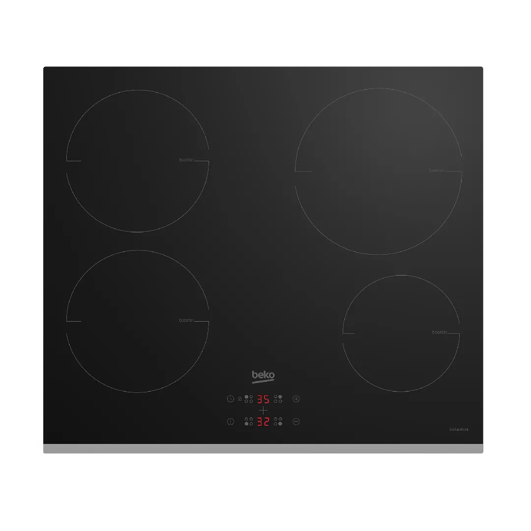 Beko HII64402MTX hob Black Built-in 60