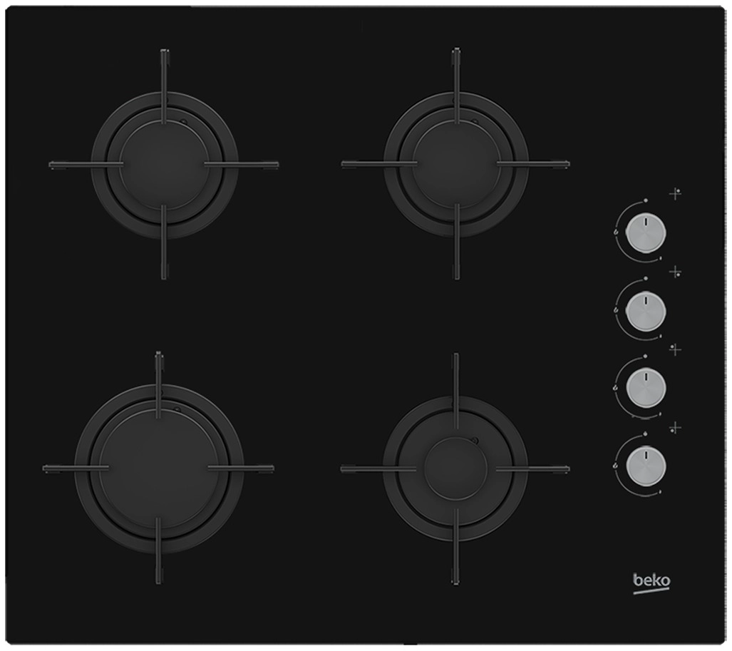 Beko HILG64120S hob Black Built-in 60