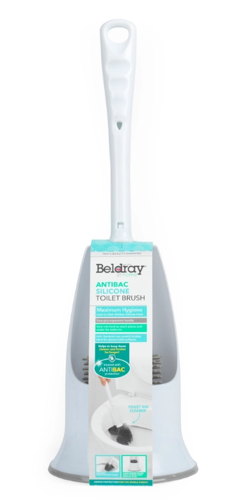 Beldray LA084538PUFFEU7X Antibac Silicone Toilet Brush
