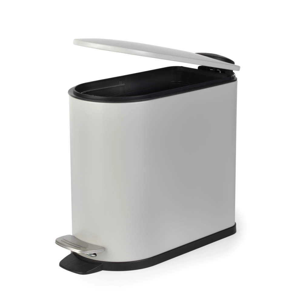 Beldray LA036690GRYPEU7 Slimline D-Shaped Pedal Bin