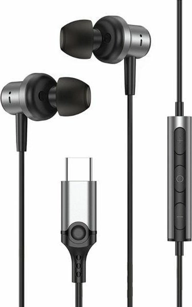 Beline Headphone dokanałowe USB-C SK193 black/black