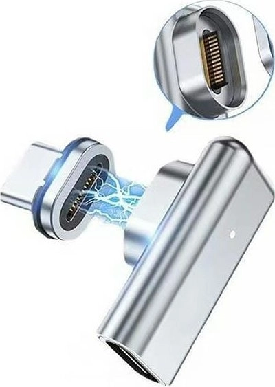 Beline Adapter magnetic USB-C silver/silver DAC
