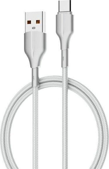 Cable 25W USB-A/USB-C 2m White 5906849662797
