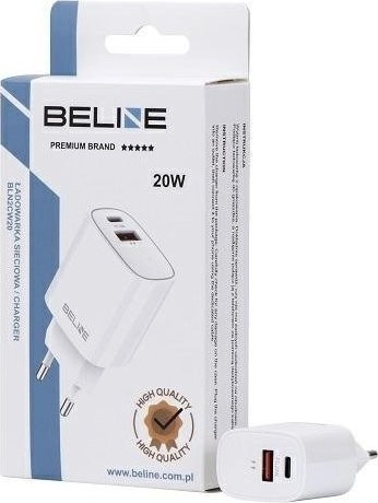 Ładowarka sieciowa 20W USB-C + USB-A