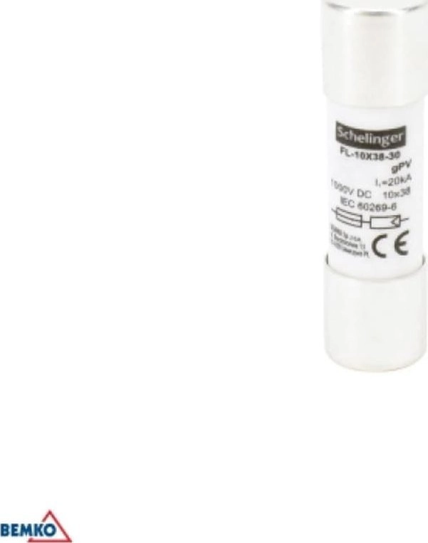 Bemko WKŁADKA TOPIKOWA CYLINDRYCZNA 10x38MM 1000V