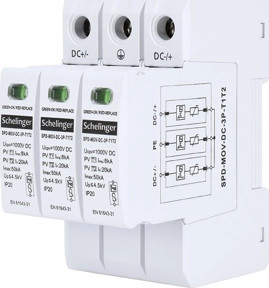 Bemko OVERVOLTAGE LIMITER 3P 8kA DC
