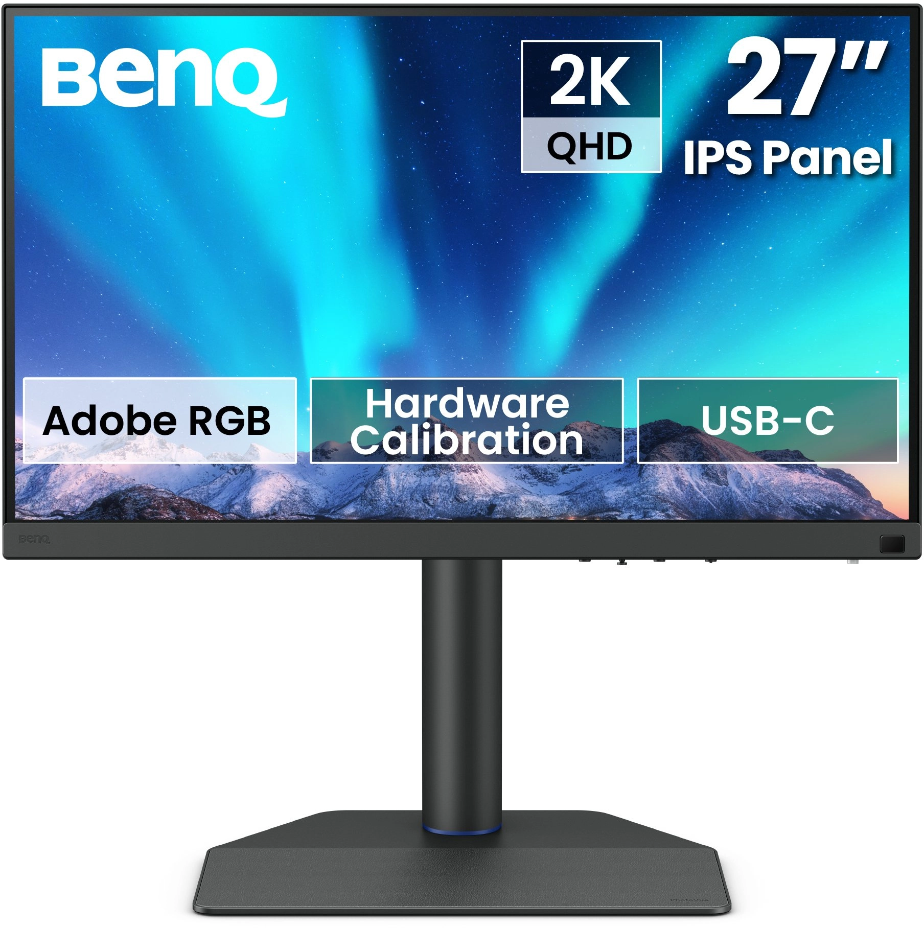 BENQ SW272QN 27 collu IPS QHD 300cd/m2 5ms 60Hz HDMIx2 DP USB C 90W USB 3.1x2 Pivot