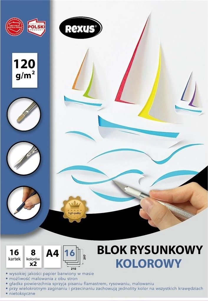 Colored A4/16K drawing pad ( 443051