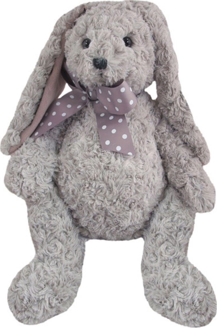 Beppe Gray Rabbit Caramen Mascot with