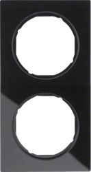 Berker R.3 double frame glass