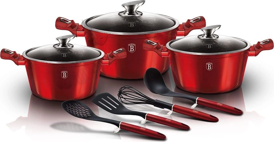 Berlinger Haus Berlingerhaus Bh-6150 Burgundy Cookware
