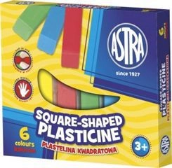 Square plasticine  6 colors ASTRA 5900263030521