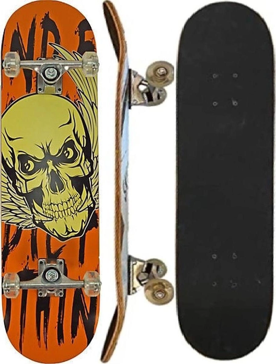 Deskorolka Best Sporting DESKOROLKA DREWNIANA SKULL